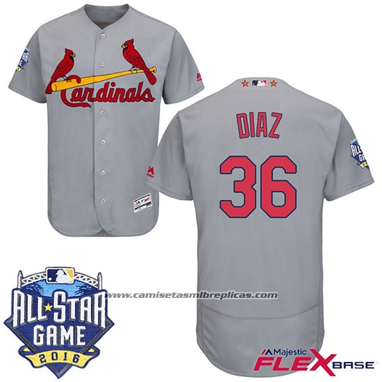 Camiseta Beisbol Hombre St. Louis Cardinals National 2016 All Star St. Louis 36 Aledmys Diaz Flex Base